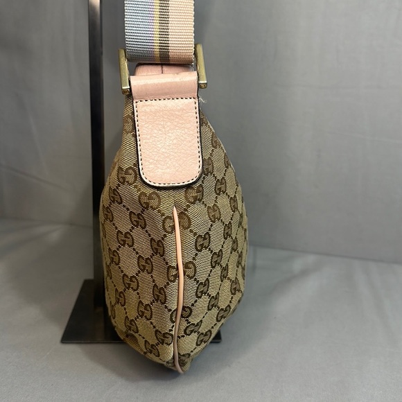 Gucci Monogram Half Moon Crossbody Bag - Picture 5 of 12